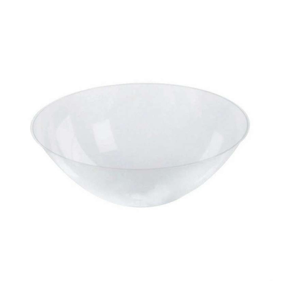 Bowls * | Best Deal Kaya Collection 6 Oz. Solid Clear Organic Round Disposable Plastic Dessert Bowls (120 Bowls)