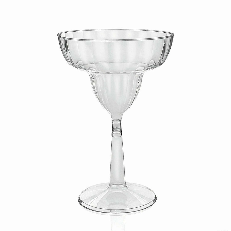 Drinkware * | Discount 12 Oz. Clear Round Disposable Plastic Margarita Cups (36 Cups)