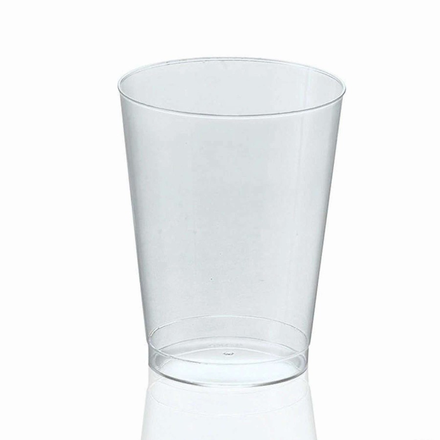 Drinkware * | Wholesale Bulk Kaya Collection 10 Oz. Clear Round Plastic Cups 600 Pc.