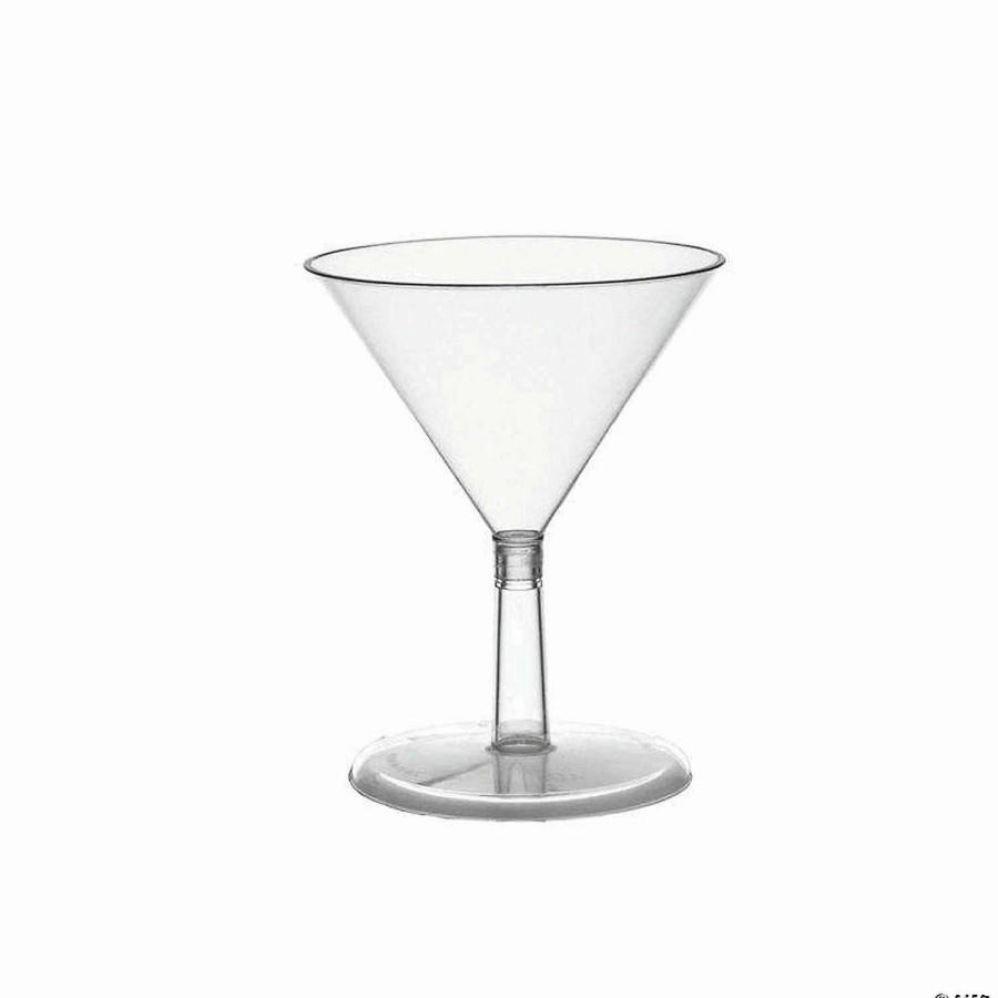 Drinkware * | Cheap Kaya Collection 2 Oz. Clear Plastic Mini Martini Shot Glasses (192 Glasses)