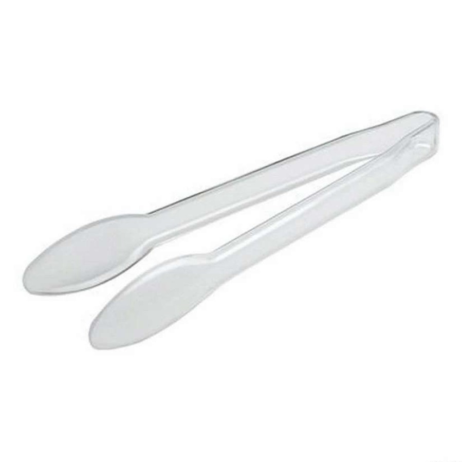 Serveware * | Best Reviews Of Kaya Collection 12 Clear Disposable Plastic Serving Tongs (48 Tongs)