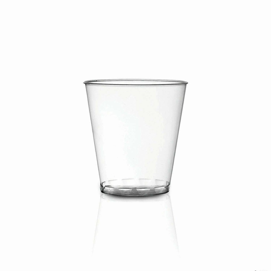 Drinkware * | Wholesale 2 Oz. Clear Round Plastic Disposable Shot Glasses (500 Glasses)