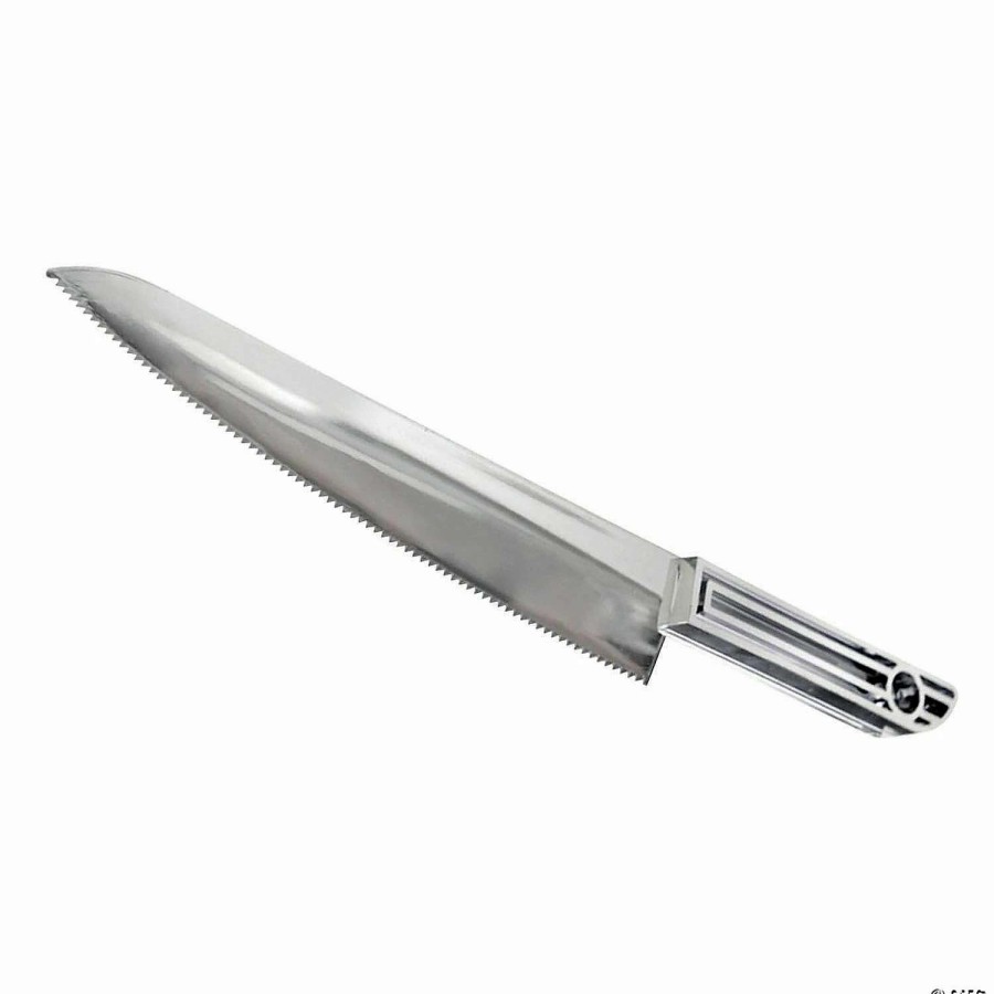 Serveware * | Top 10 Silver Disposable Plastic Serving Knives (22 Knives)