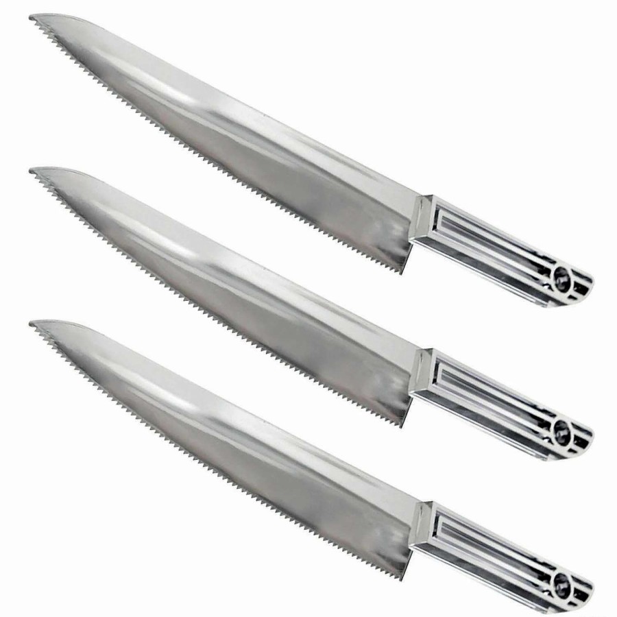 Serveware * | Top 10 Silver Disposable Plastic Serving Knives (22 Knives)