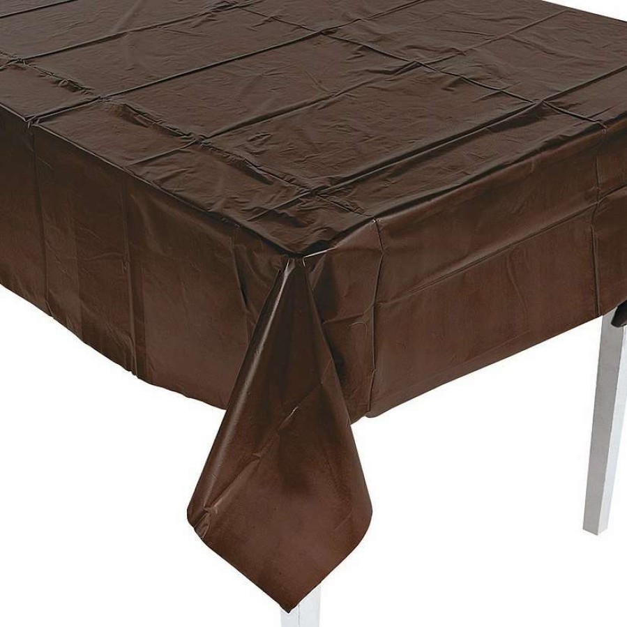 Table Covers * | Flash Sale Rectangle Plastic Tablecloth