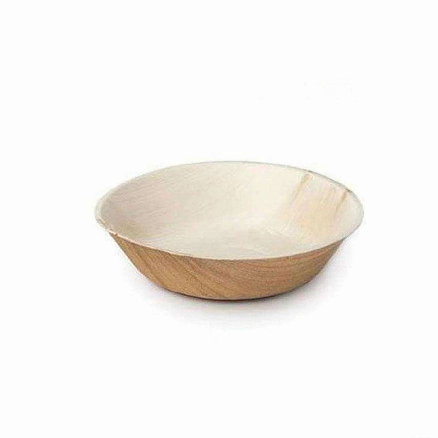 Bowls * | Deals 13 Oz. Round Palm Leaf Eco Friendly Disposable Soup Bowls (100 Bowls)