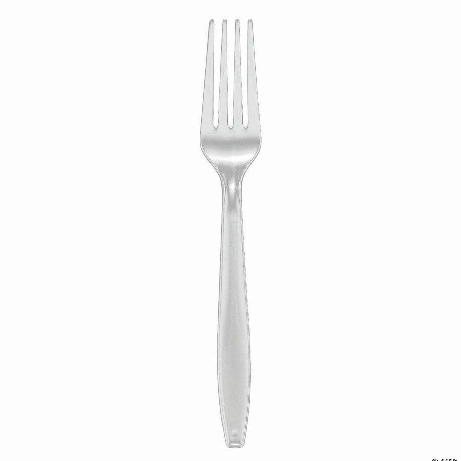 Cutlery * | Best Reviews Of Clear Plastic Disposable Forks (600 Forks)