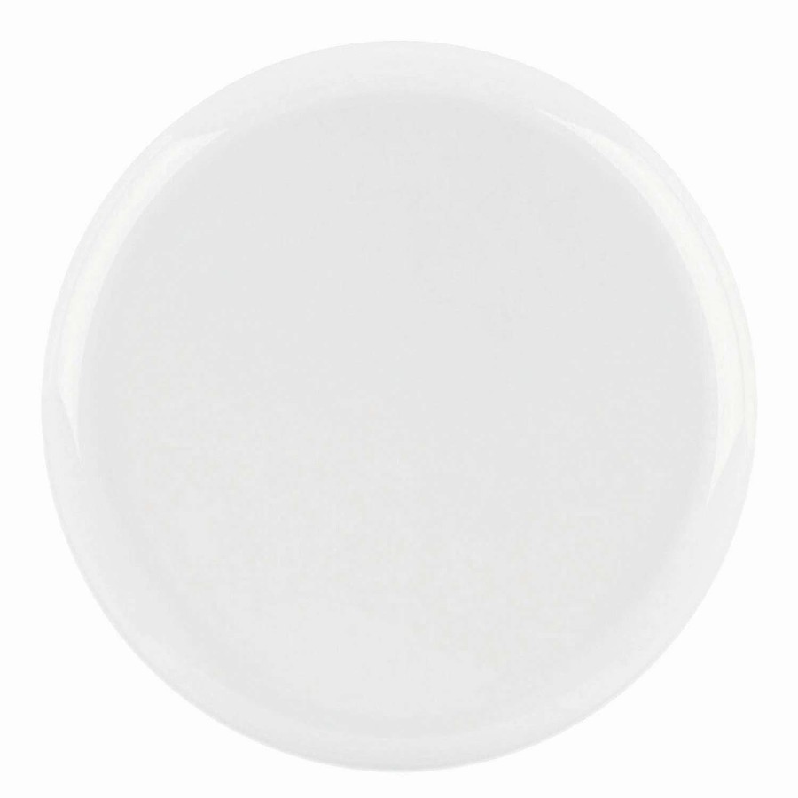 Party Plates * | Brand New 10 Clear Flat Round Disposable Plastic Dinner Plates (120 Plates)