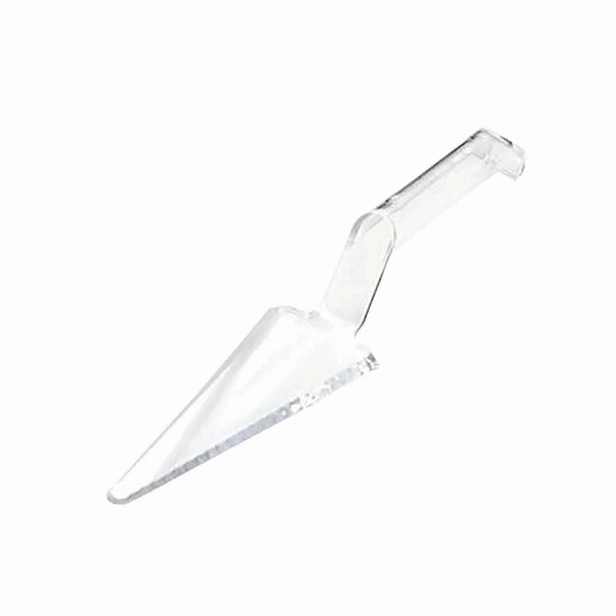 Serveware * | Coupon Clear Disposable Plastic Cake Cutter/Lifter (50 Cake Cutters)