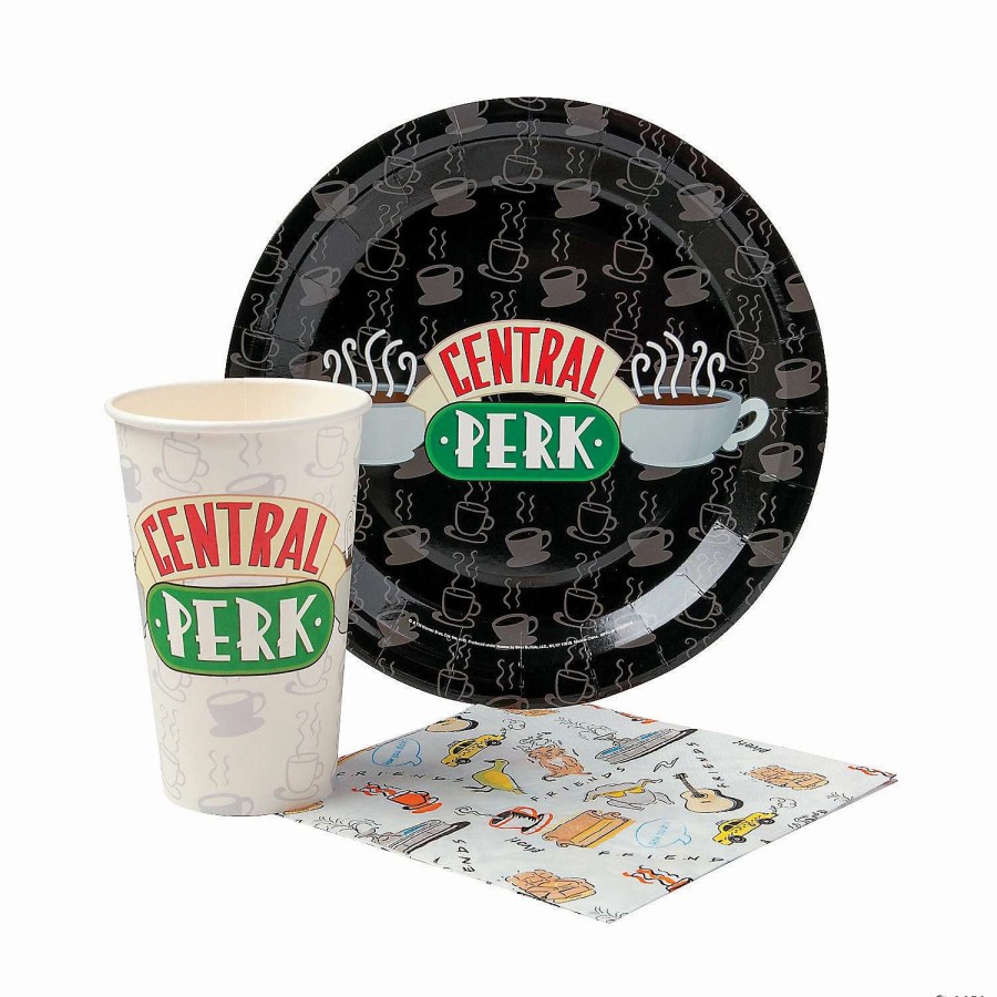 Table Covers * | Top 10 Friends Central Perk Party Tableware Kit For 20