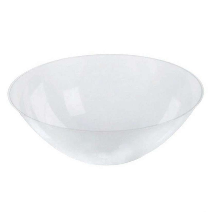 Bowls * | Outlet Kaya Collection 16 Oz. Solid Clear Organic Round Disposable Plastic Soup Bowls (120 Bowls)