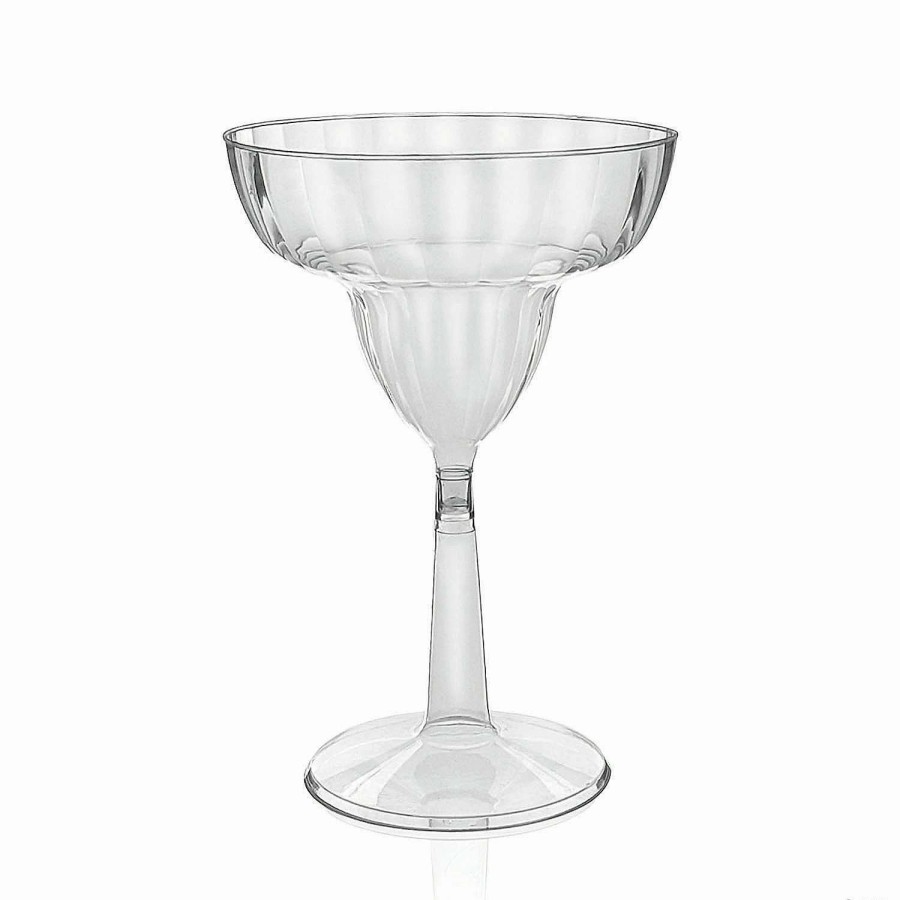 Drinkware * | Top 10 12 Oz. Clear Round Disposable Plastic Margarita Cups (96 Cups)