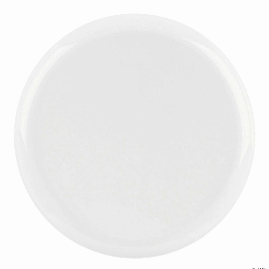 Party Plates * | Deals 8.5 Clear Flat Round Disposable Plastic Appetizer/Salad Plates (70 Plates)