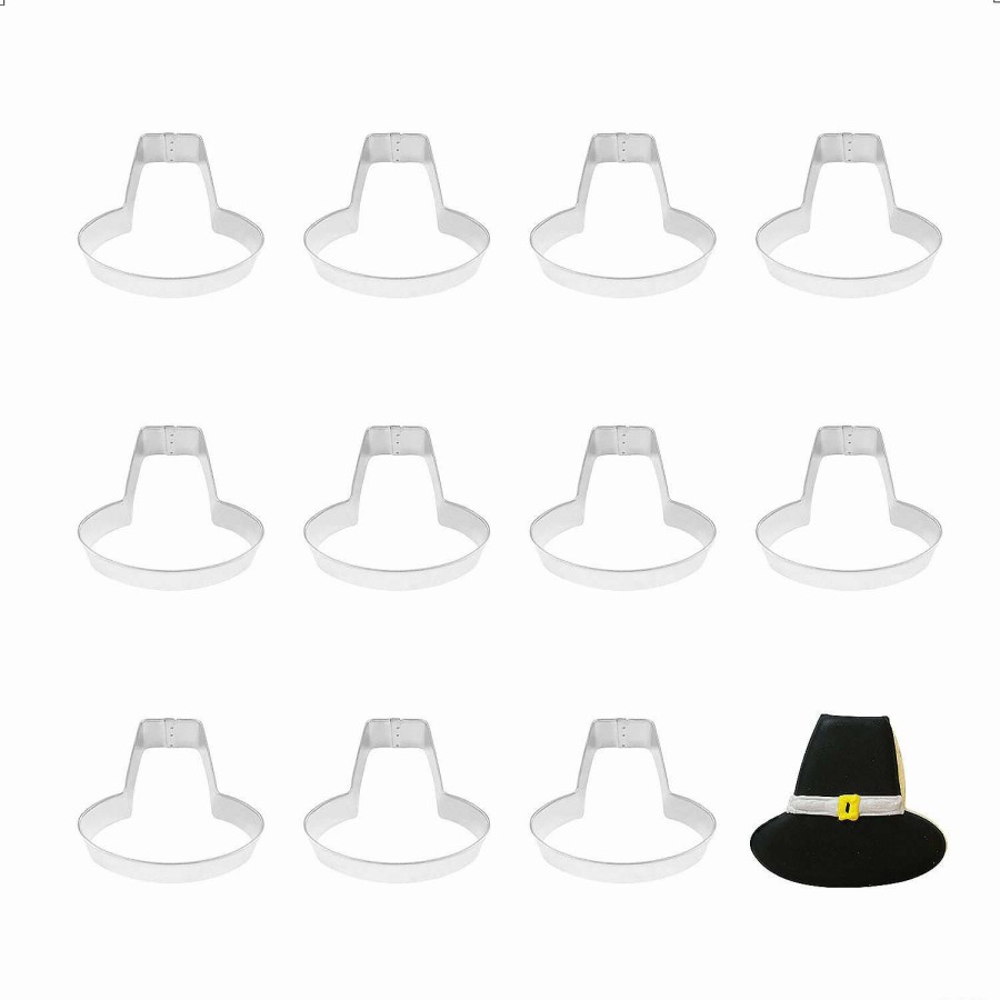 Cake Decorating Supplies * | Discount Pilgrim Hat 3 Cookie Cutters