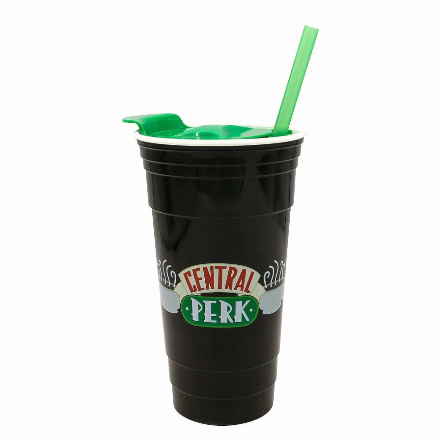 Drinkware * | Cheap Friends Central Perk Tumbler With Lid & Straw