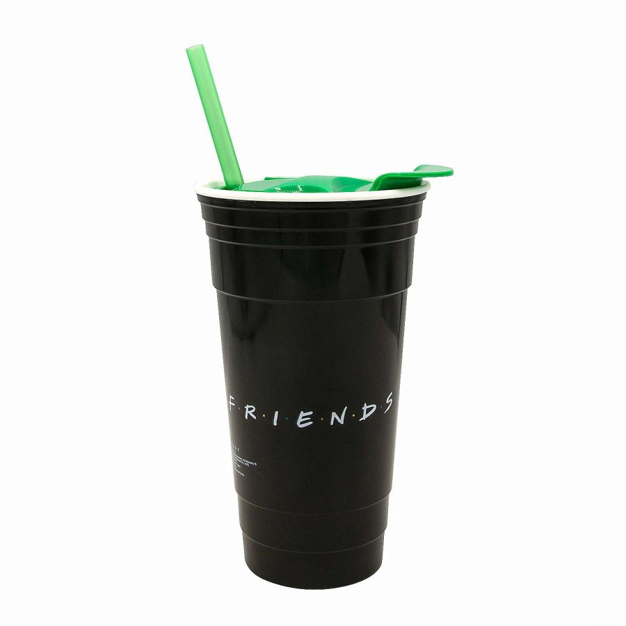 Drinkware * | Cheap Friends Central Perk Tumbler With Lid & Straw