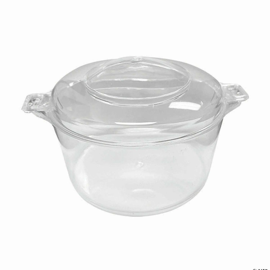 Bowls * | Outlet Premium 3.4 Oz. Clear Disposable Plastic Mini Pots 288 Pc.